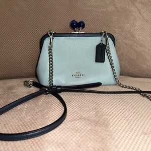COACH Purse with Blueberries Clasp